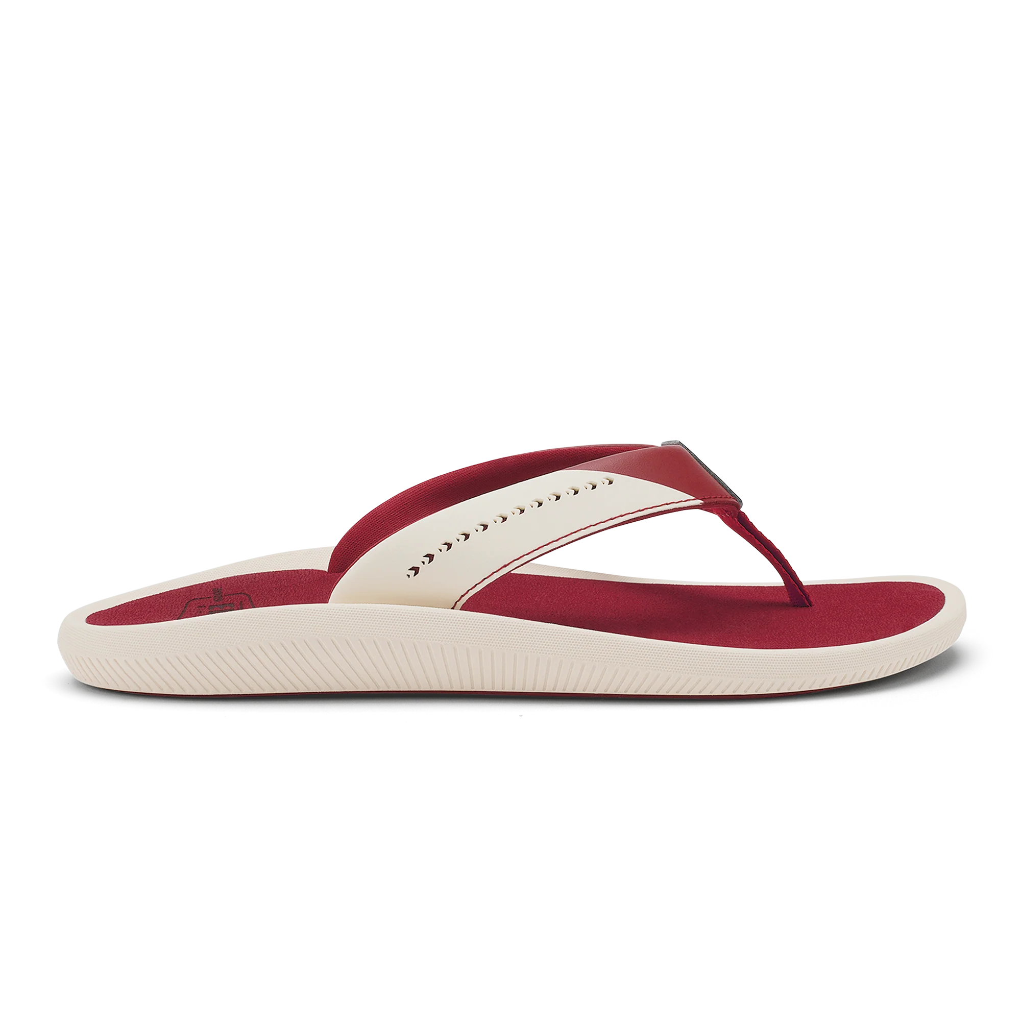 Ulele  -  Off White / Deep Red